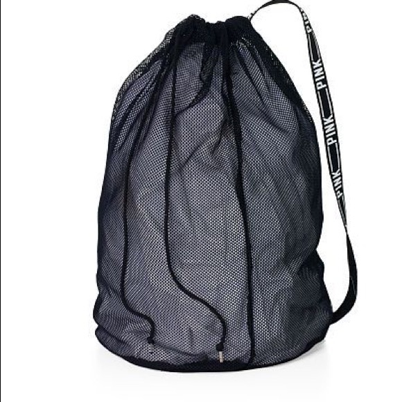 ISO!! PINK Victoria’s Secret Mesh Laundry Bag - Picture 1 of 4